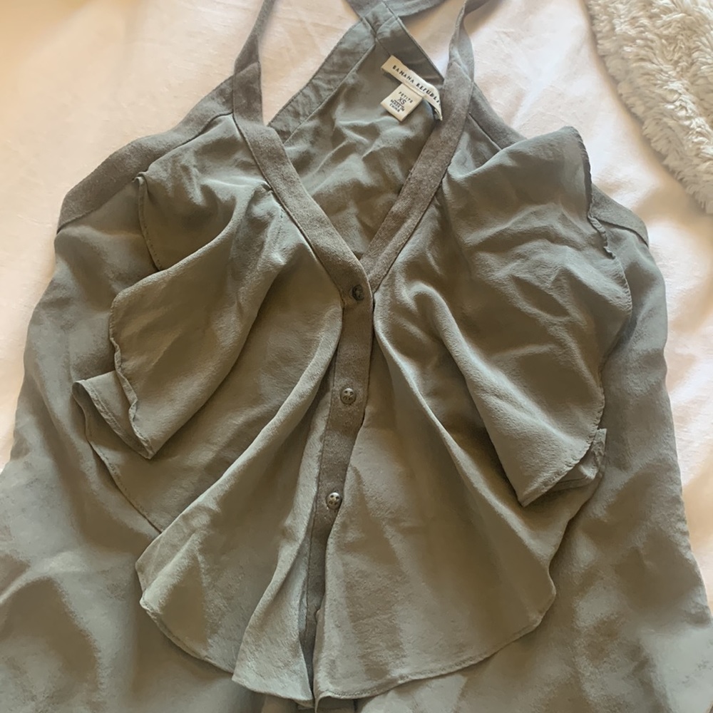 Ruffle Racerback Tank Top - Picture 4 of 9